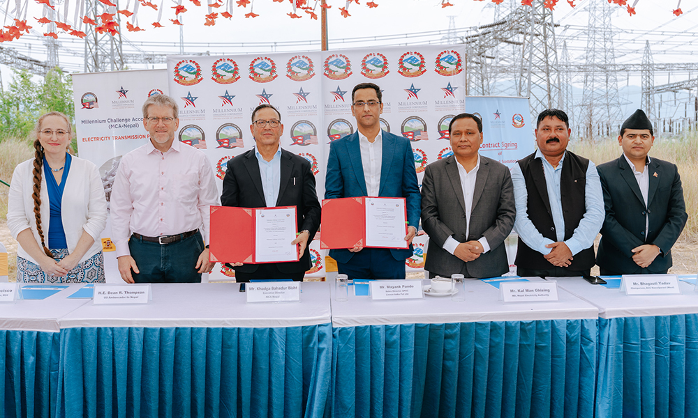 MCA- Nepal signs contract to develop 400 kV New Butwal Substation