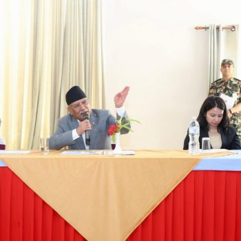 PM Dahal directs authorities to complete remaining works of Sunkoshi Marin Diversion on time