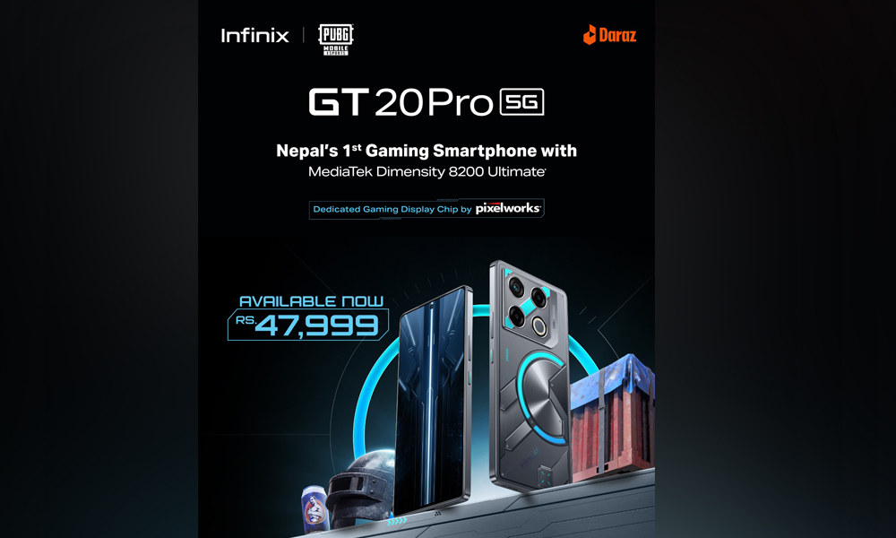 Infinix launches GT 20 Pro in Nepal: Nepal’s first Gaming smartphone