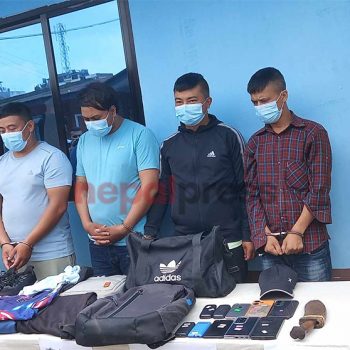 Police constable among four nabbed for robbing house in Bhaktapur