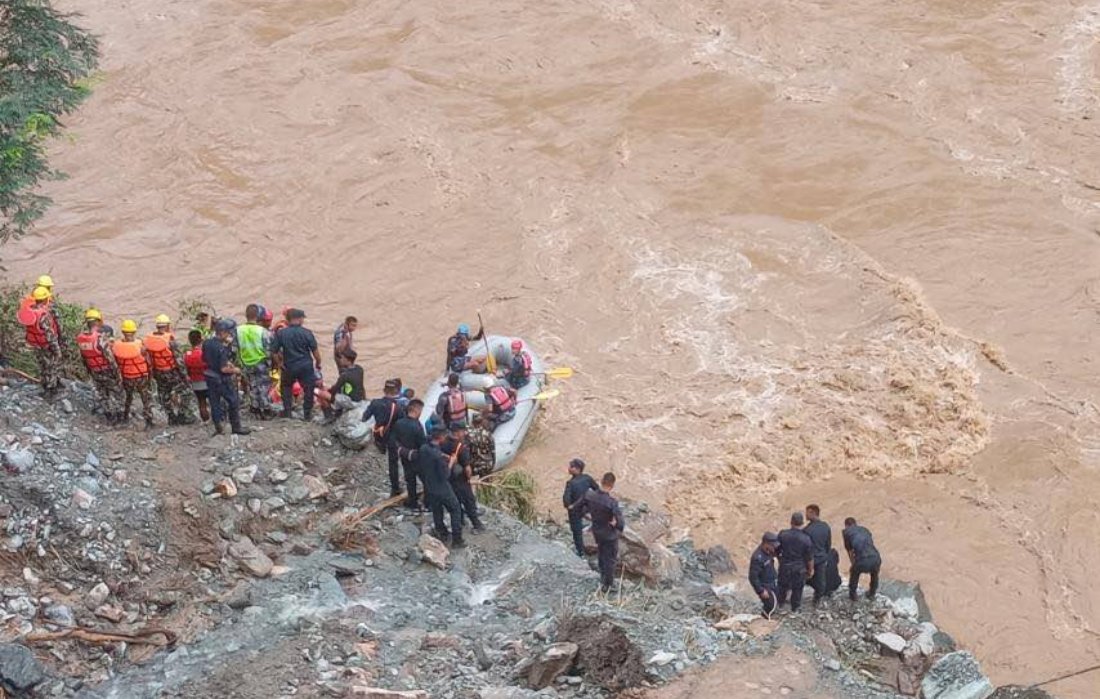 Simaltal landslide: Five bodies recovered, three identified
