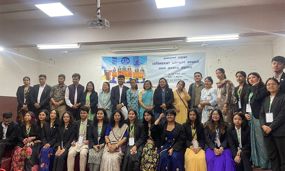 First-ever moot court competition on the rights of persons with disabilities organized in Nepal