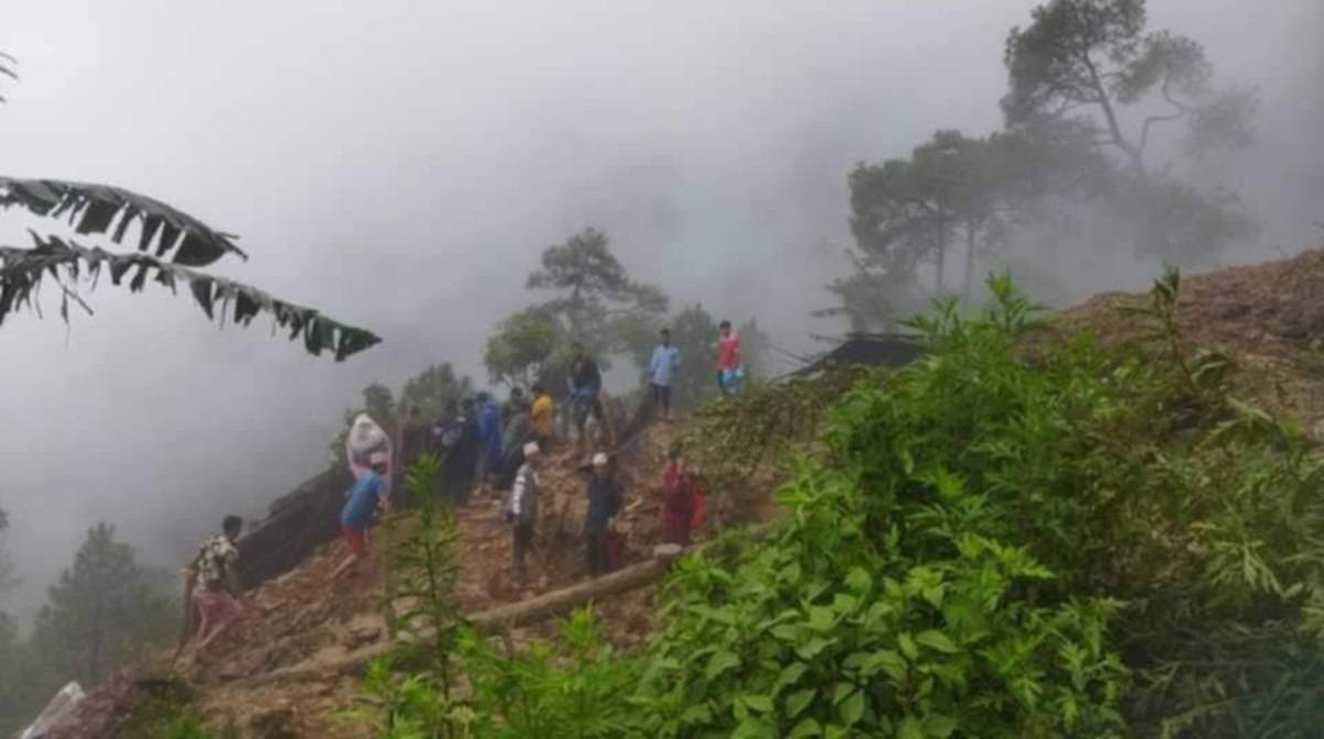 4 killed, 2 injured as landslide buries house in Gulmi