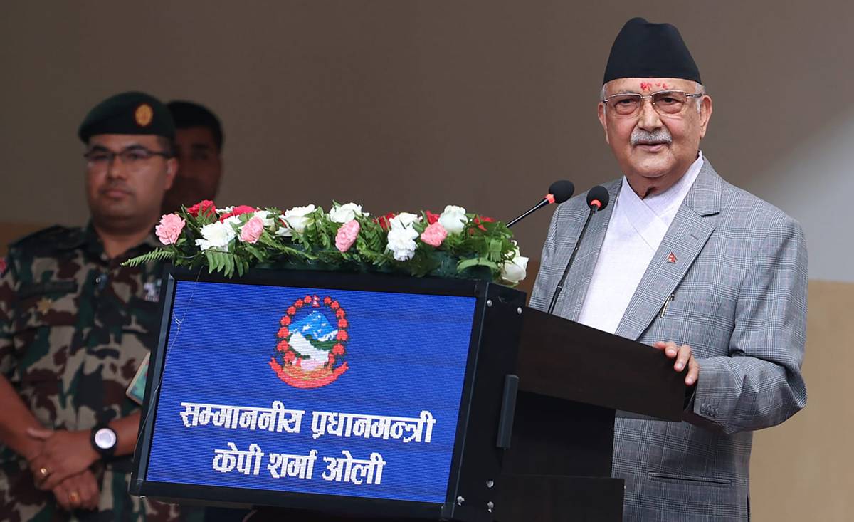 Government will not tell Nepal Police to frame innocents: PM (With video)