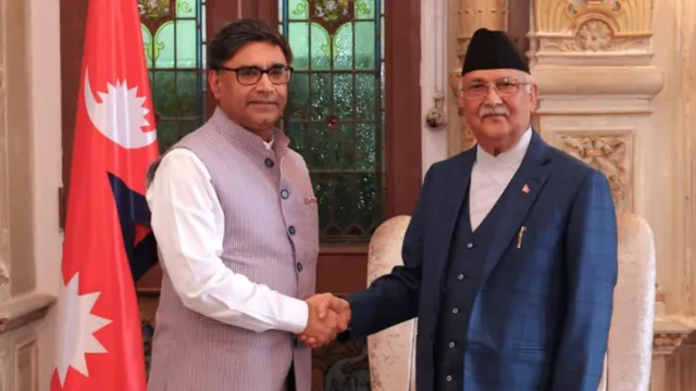 Indian Foreign Secretary Misri calls on PM Oli