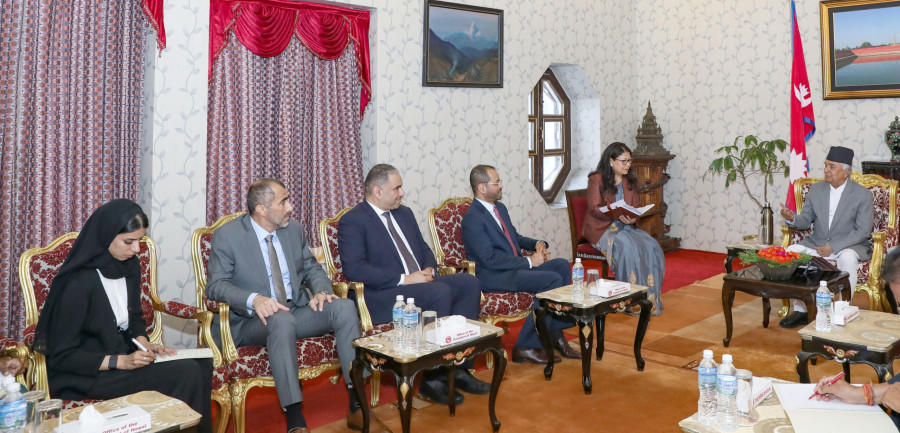 Omani Foreign Minister Albusaidi pays courtesy call on President Paudel