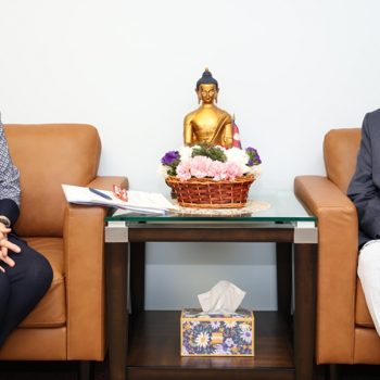 MCC CEO Albright calls on PM Oli