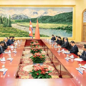 Chinese vice premier meets with Nepal’s deputy prime minister