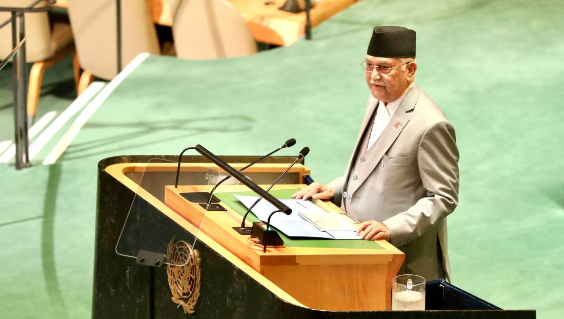 Nepal ready to further enhance contribution to global peace, security: PM Oli