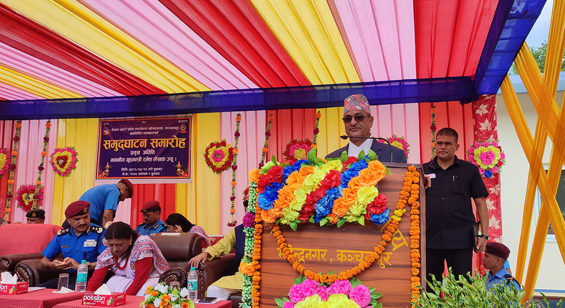 Home Minister Lekhak urges not to doubt on NC-UML agreement