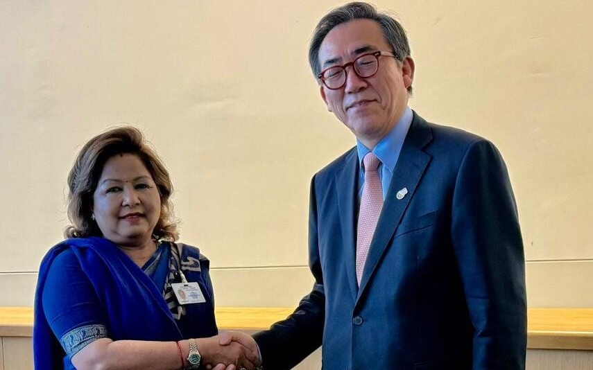 Foreign Minister Rana holds separate meetings with her counterparts of South Korea and Philippines