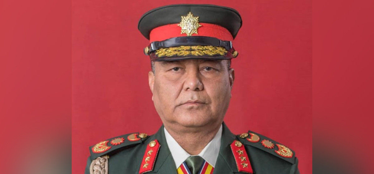 President Paudel confers rank insignia on new CoAS Sigdel