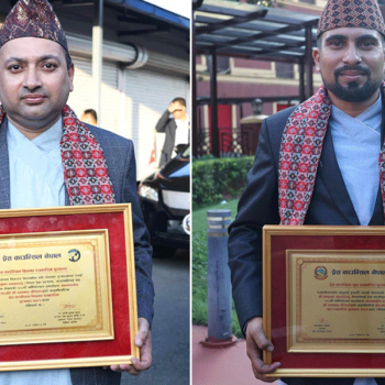 Press Council awards NepalPress journalists Dahal and Acharya