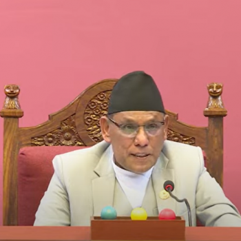 NA Chair Dahal holds bilateral meetings with parliamentary delegation leaders of various nations