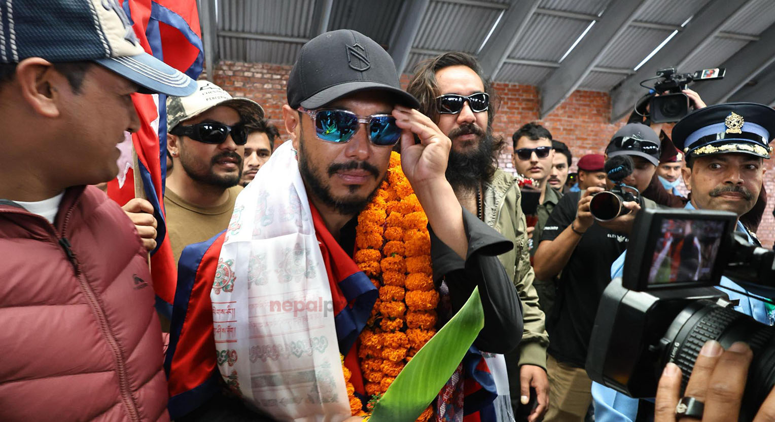 Mountaineer Nirmal Purja receives warm welcome at TIA