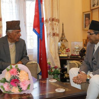 Speaker Ghimire calls on President Paudel