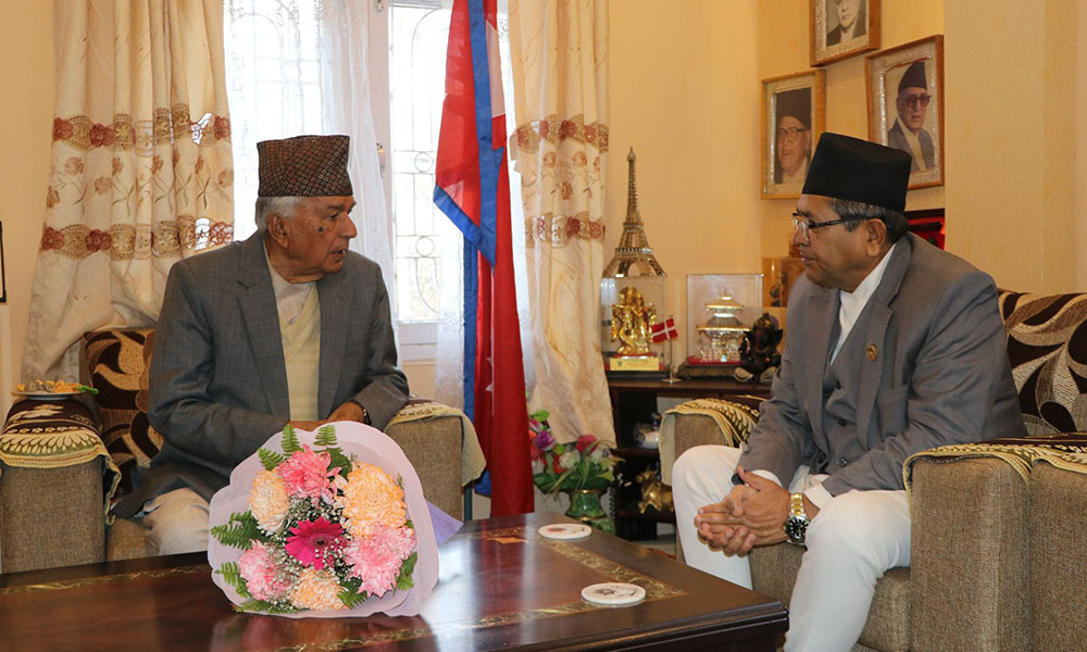 Speaker Ghimire calls on President Paudel