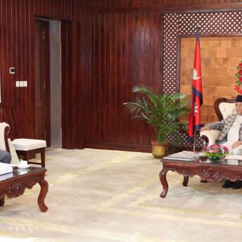 Pakistani ambassador pays courtesy call on PM Oli