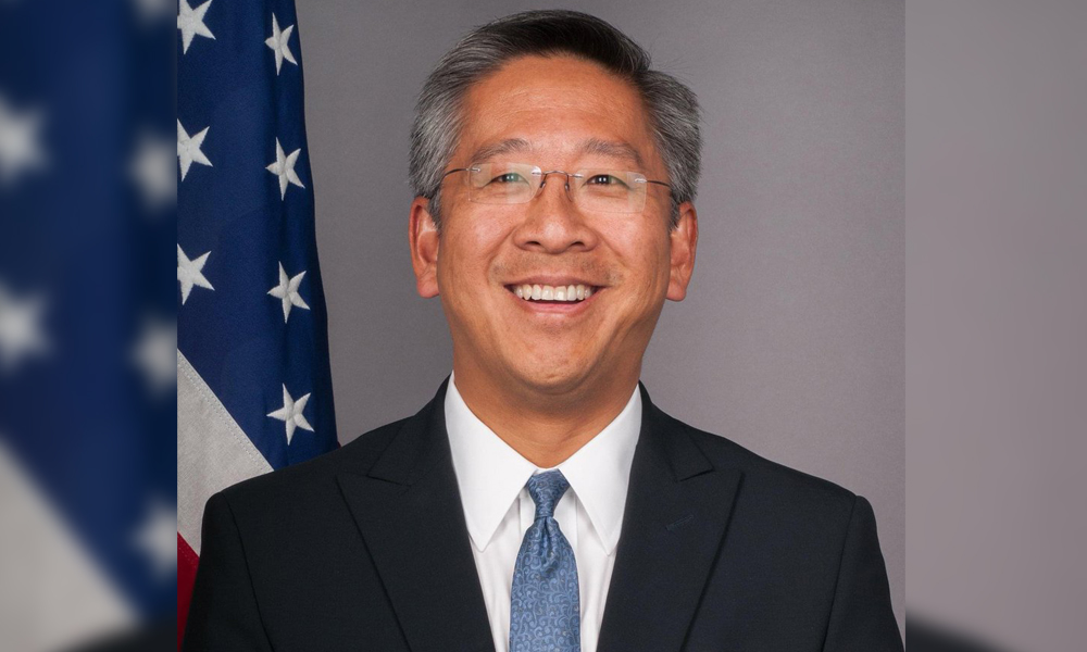 US Assistant Secretary of State Donald Lu arriving in Nepal