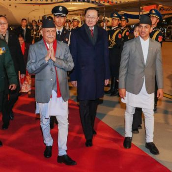 Prime Minister Oli in Beijing