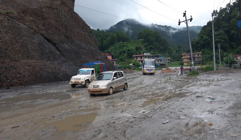 Deadline extended yet another time for western section of Muglin-Pokhara road