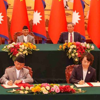 Nepal and China sign various bilateral agreements