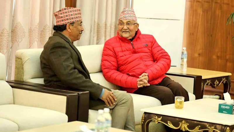 RPP Nepal Chair Thapa calls on PM Oli