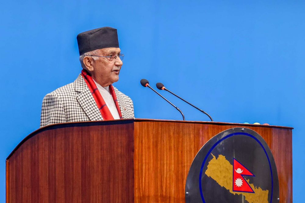 Government is making steady progress in executing projects: PM Oli