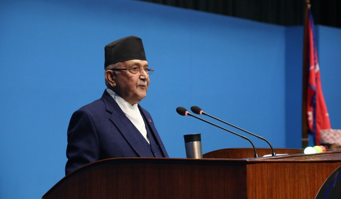 PM Oli to address Parliament on first day of winter session