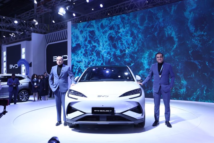 BYD launches the Sealion 7 eSUV at Bharat Mobility Global Expo 2025