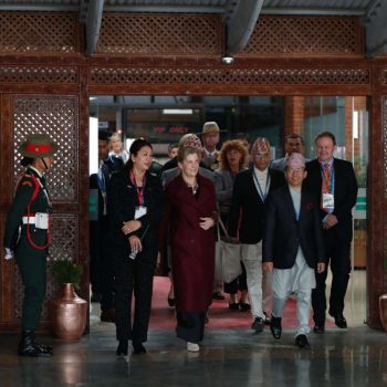 British Princess Sophie arrives in Kathmandu