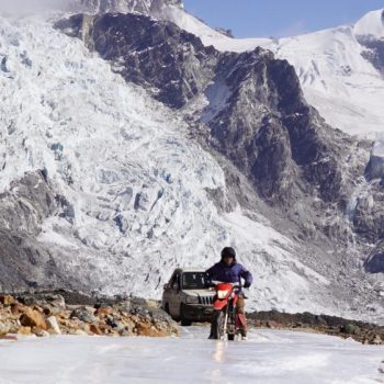 Chandra Mabo, first person to ride motorcycle to Tiptala Bhanjyang