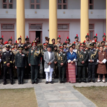 NCC representatives from India, Bhutan, Maldives pay courtesy call on President Paudel