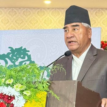 NC President Deuba calls for additional support to coalition government