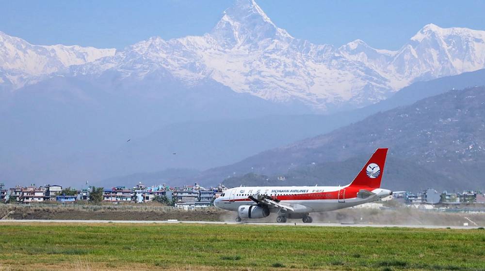 First ‘Pokhara-Chengdu’ commercial flight conducted